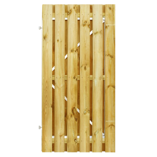 Tuindeur Stalen frame 120 x 190cm Geïmpregneerd