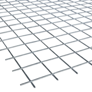 Gaasnet Verzinkt 200 x 300cm maas 15 x 15cm,  draad 5 mm Dik