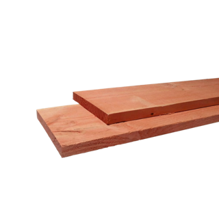 Plank Fijnbezaagd 22 x 150 mm 4,00 mtr Lariks / Douglas