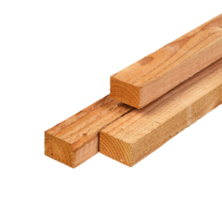Regel Fijnbezaagd 45 x 75 mm 3,00 mtr Lariks / Douglas