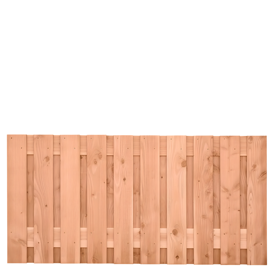 Tuinscherm 21 planks  90 x 180 cm Lariks / Douglas