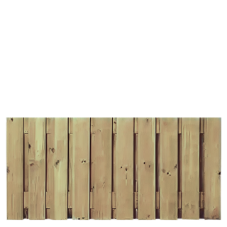 Tuinscherm 21 planks  90 x 180cm Geïmpregneerd
