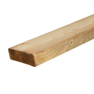 Balk Geschaafd 45 x 145 mm 5,10 mtr Geïmpregneerd