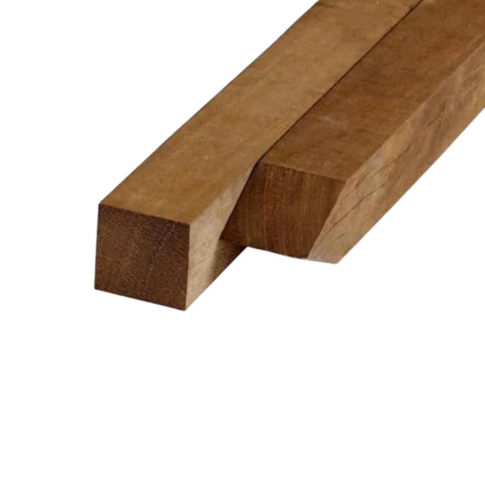 Paal 120 x 120 mm 2,70 mtr Hardhout Okan