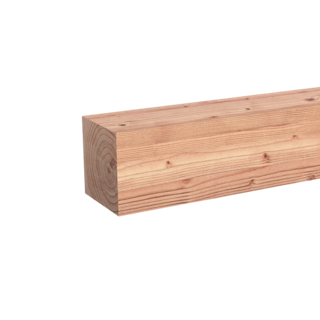 Paal Geschaafd 120 x 120 mm 5,00 mtr Lariks / Douglas