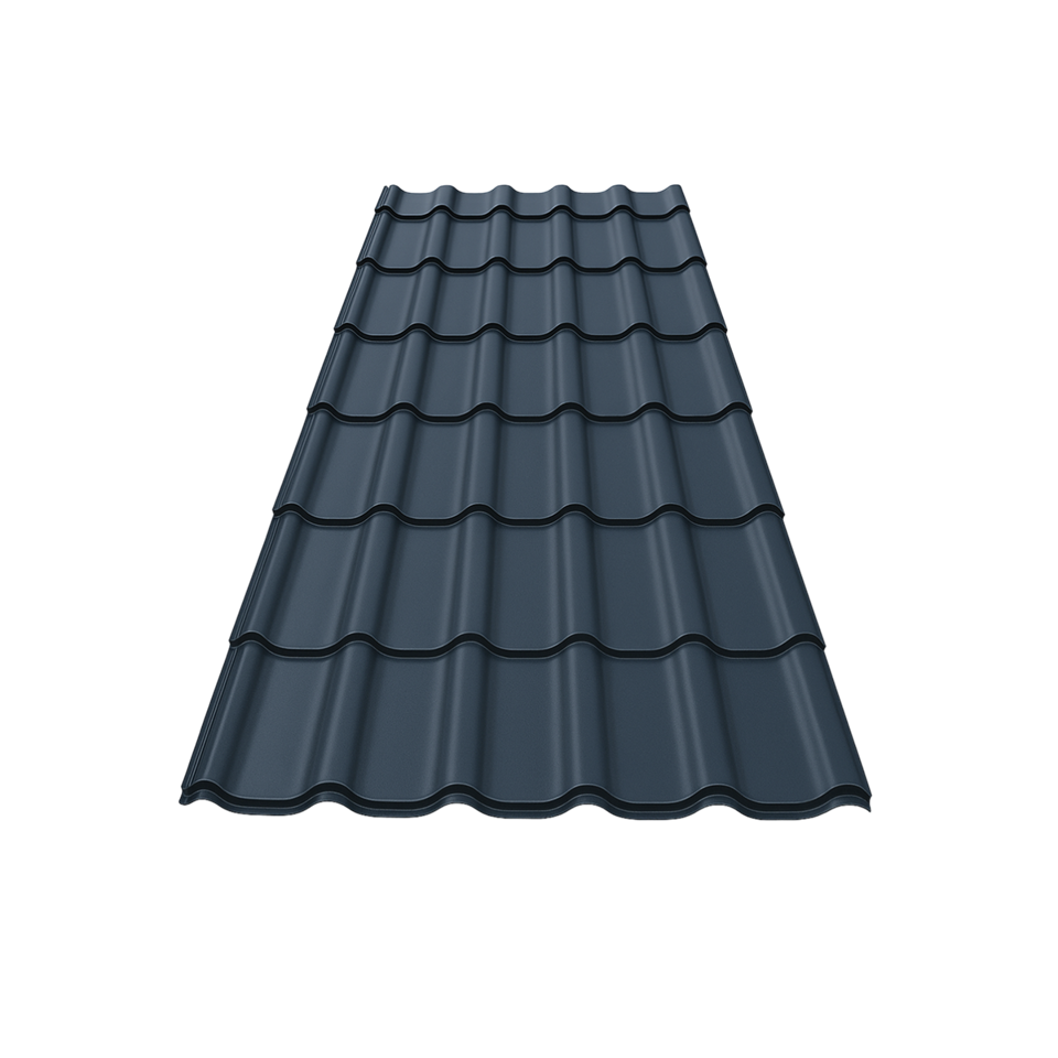 Dakpanplaat Wrinkle 110 x 260cm, per plaat