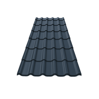 Dakpanplaat Wrinkle 110 x 295cm, per plaat
