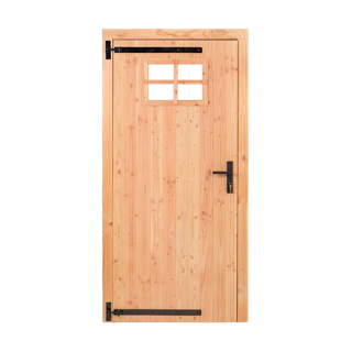 Douglas 4-ruits deur 100×205 cm – links draaiend