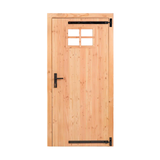 Douglas 4-ruits deur 100×205 cm – rechts draaiend