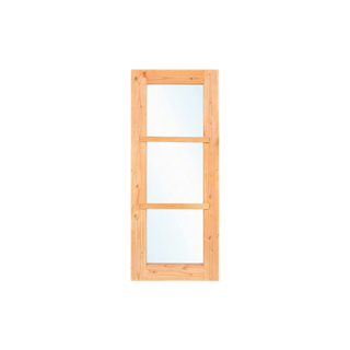 Douglas zijlicht vast raam 3-ruits 50×120 cm