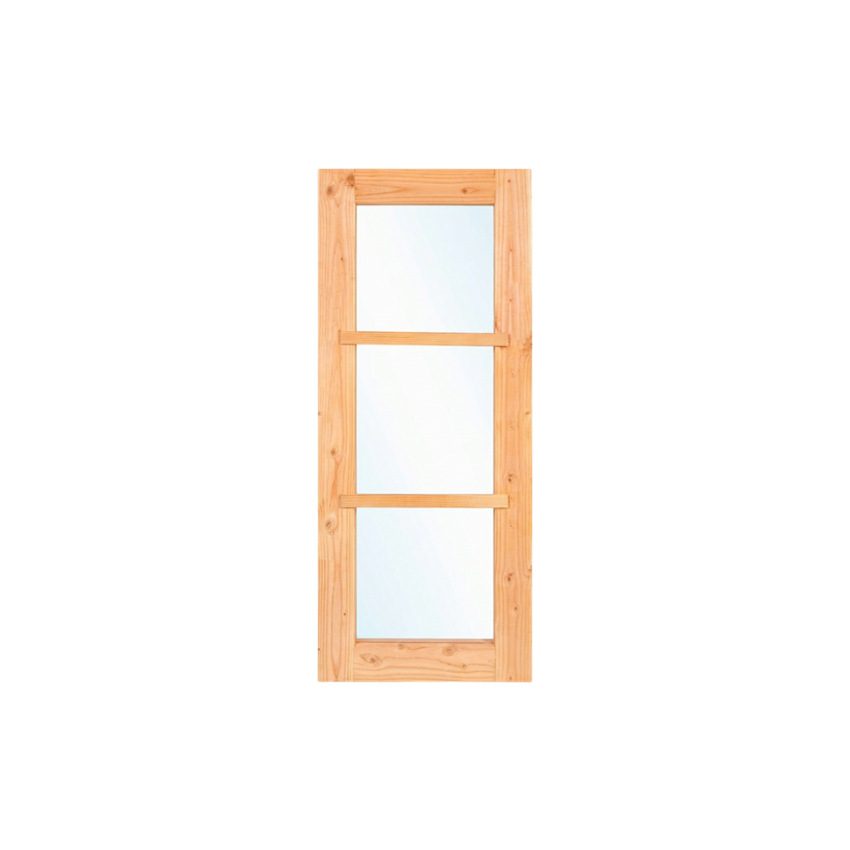 Douglas zijlicht vast raam 3-ruits 50×120 cm