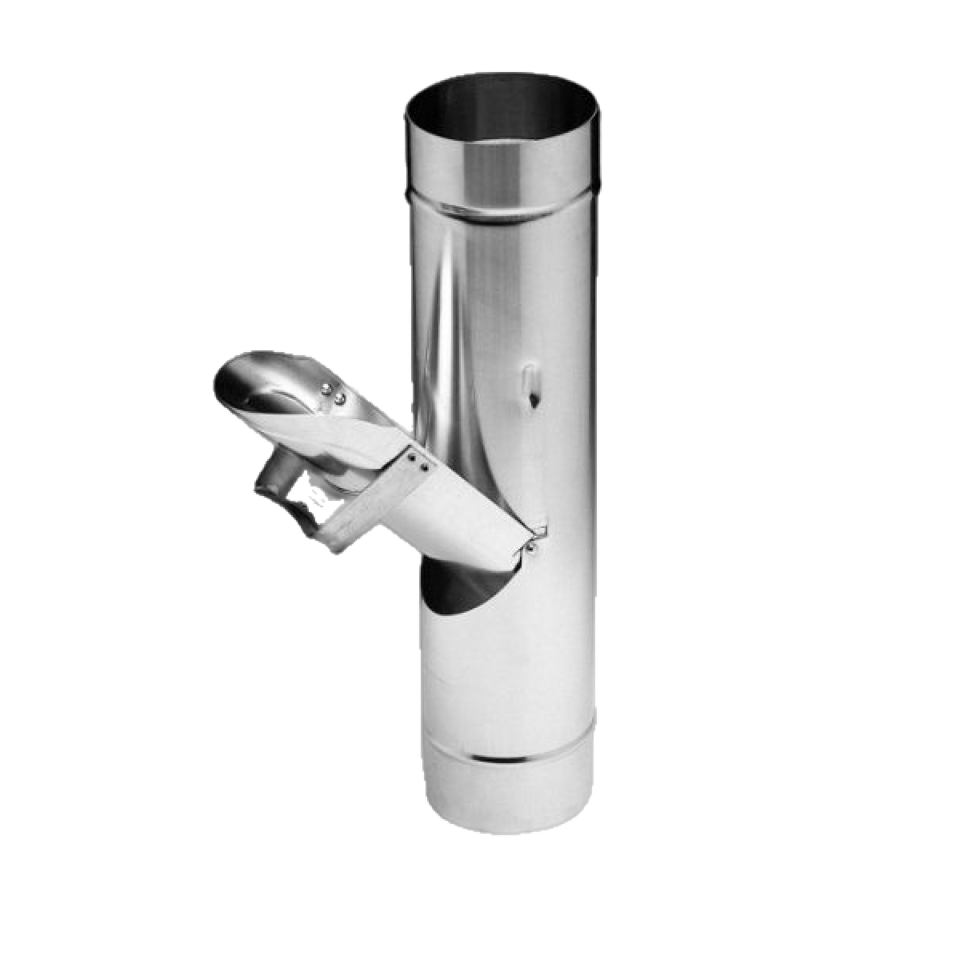 Zinken regentonklep Ø80